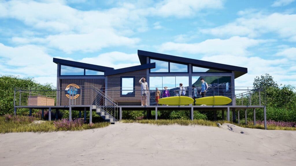 the clubhouse at mawgan porth